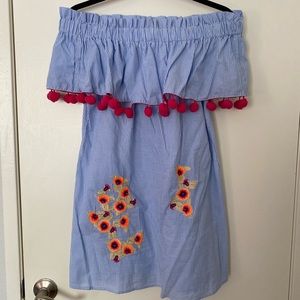 Off the shoulder floral dress